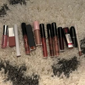 Lot of Designer and High End Lipsticks and Lipgloss - Kylie Cosmetics/MAC/etc.